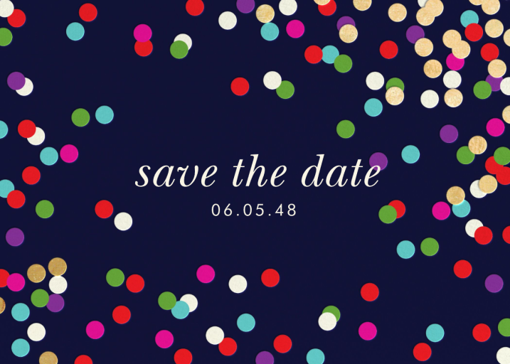Confetti Toss - Save the Date by kate spade new york