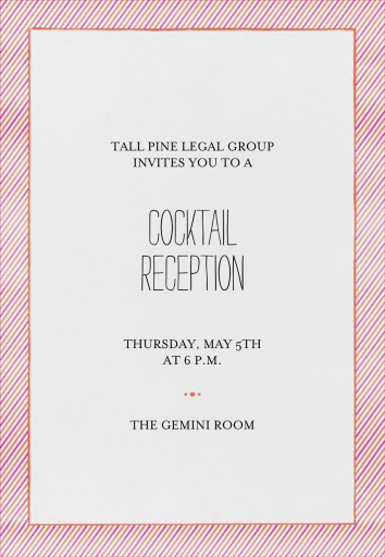 The Prepster - Cocktail Party Invitation by Mr. Boddington's Studio