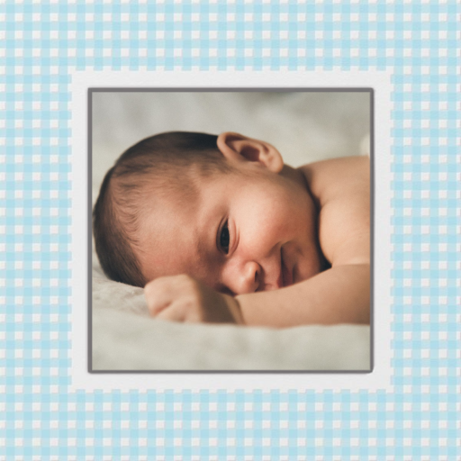 Gingham Photo - Announcement by Paperless Post