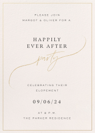 Scripted in Gold by Paperless Post