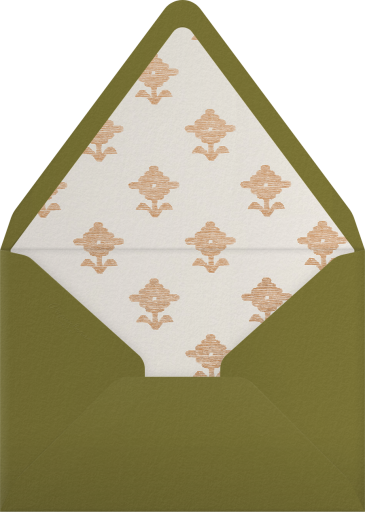 Block Print Border - Schumacher Envelope