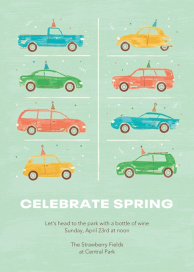 Party Cars - Party Invitation by Paperless Post