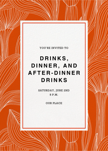 Garden Threads - Dinner Party Invitation by Marimekko