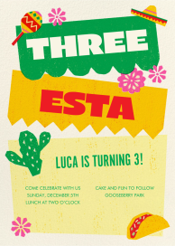 Fiesta Time - Birthday Invitation by Paperless Post