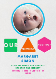 Our Newest Addition by Paperless Post