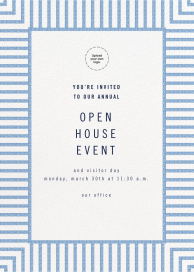 Seersucker Stripe - Business Event Invitation by kate spade new york