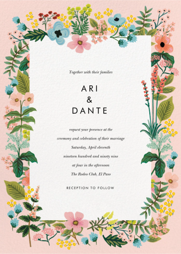 Spring Gathering - Wedding Invitation by Rifle Paper Co.