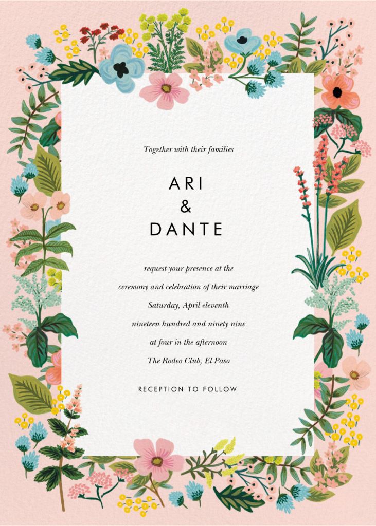 Spring Gathering Invitation