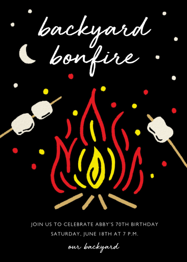 Toasted S'mores - Birthday Invitation by Paperless Post