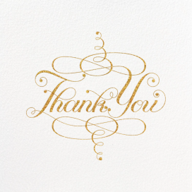 Signum Thank You - Thank You Card by Paperless Post