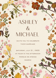 Botanical Garden - Wedding Invitation by Liberty