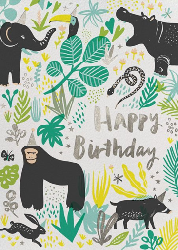 Jungle Birthday - Birthday Card by Hello!Lucky