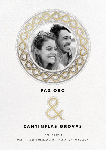 Tesserae Photo - Save the Date by Paperless Post