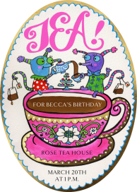 Tea Party Doodles by Gentle Thrills