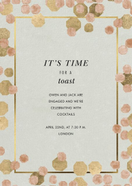 Hex Frame - Engagement Party Invitation by Kelly Wearstler