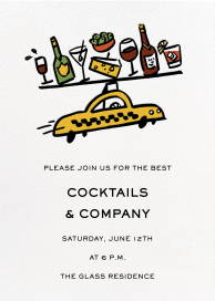 Race to Cocktail Hour - Cocktail Party Invitation by Rob Wilson