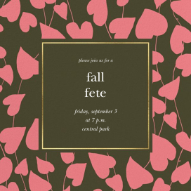 Climbing Hearts - Fall Party Invitation by kate spade new york