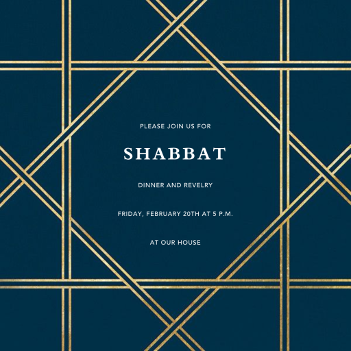 Southampton (New) - Shabbat Invitation by Jonathan Adler