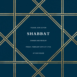 Southampton (New) - Shabbat Invitation by Jonathan Adler