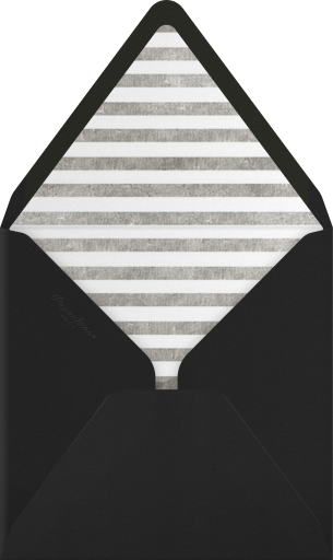 Silver Confetti 2027 Invitation Envelope