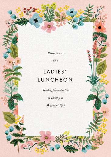 Spring Gathering - Brunch Invitation by Rifle Paper Co.