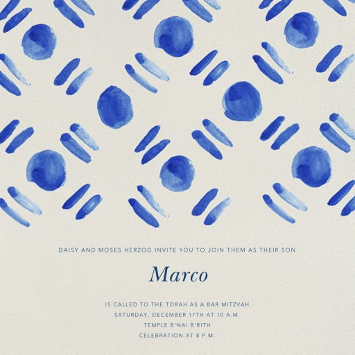 Dot and Dash by Oscar de la Renta