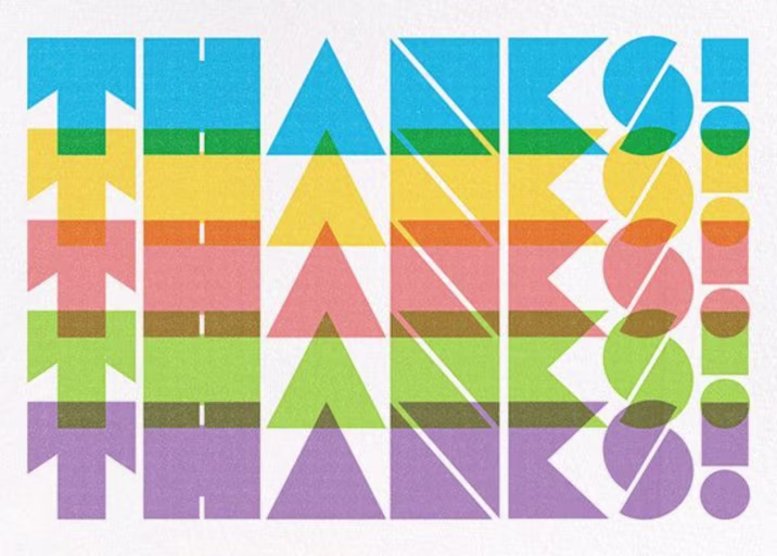 Spectrum of Gratitude - Thank You Card by Paperless Post