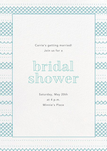 Thalassa - Bridal Shower Invitation by Paperless Post