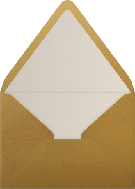 Sobre brillante para invitaciones con diseño transfronterizo