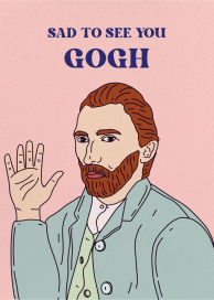 Vincent a Card - Greeting Card by Party Mountain