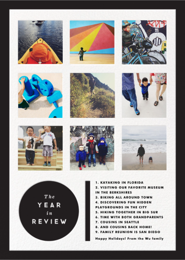 Year In Review - Holiday Card by The Indigo Bunting