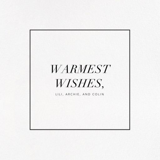 Konfetti Photo - Christmas Card by Kelly Wearstler - Back