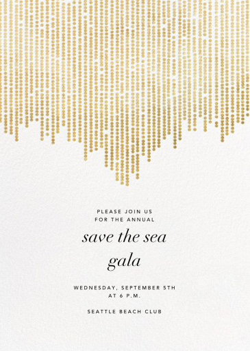 Josephine Baker - Gala Invitation by Paperless Post