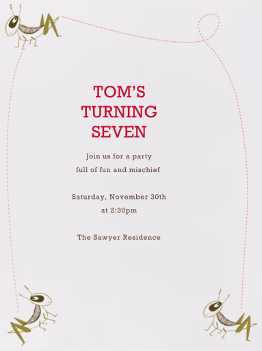 Grasshoppers - Birthday Invitation by Paperless Post