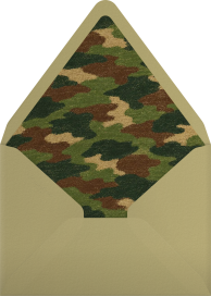 Camo Frame - Paperless Post Envelope
