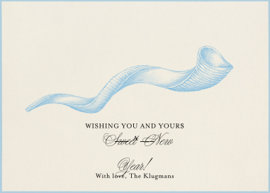 Shofar Horn - Rosh Hashanah Card by Paperless Post