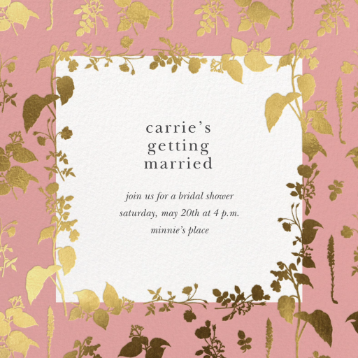 Stamped Greenery by Oscar de la Renta