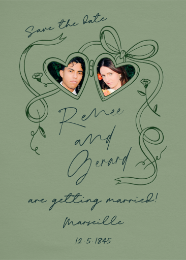 Locket Photo - Save the Date by Paperless Post