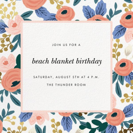 Rosa Shower - Birthday Invitation by Rifle Paper Co.