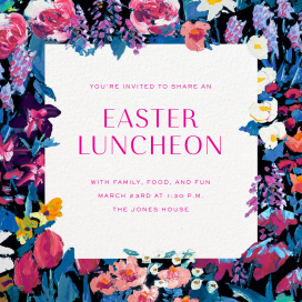 Floral Impressions - Easter Invitation by Liberty