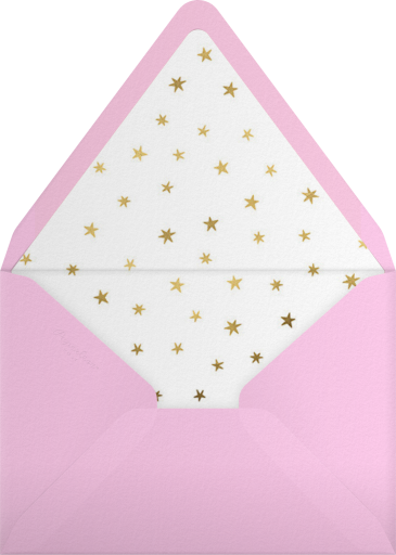 Santa Riding Unicorn Holiday Card Envelope