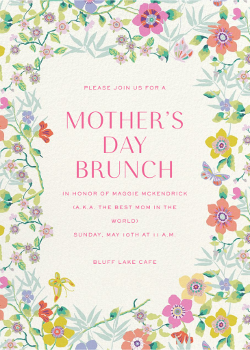 Mini Pavilion - Mother's Day Invitation by Liberty