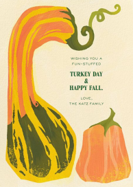 Squashed - Thanksgiving Card by Paperless Post