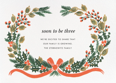 Holiday Greens - Christmas Card by Rifle Paper Co.