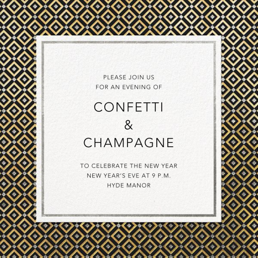 Bobo Too - New Year's Eve Invitation by Jonathan Adler