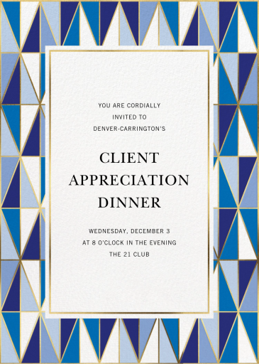 Laguna - Corporate Reception Invitation by Jonathan Adler