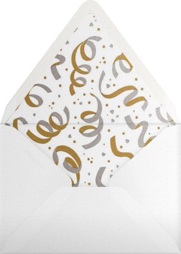 Confetti and Streamers - Paperless Post Envelope