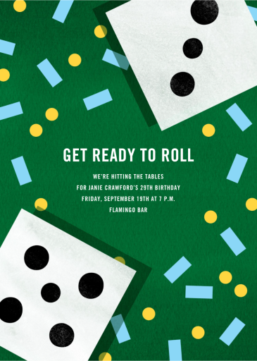 Inside Numbers - Casino Party Invitation by Paperless Post