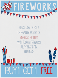 Fireworks Stand by Paperless Post