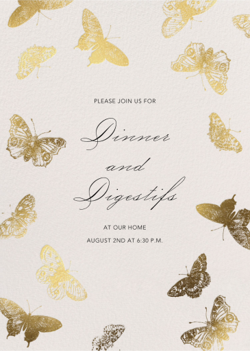 Burnell Butterfly - Party Invitation by Schumacher